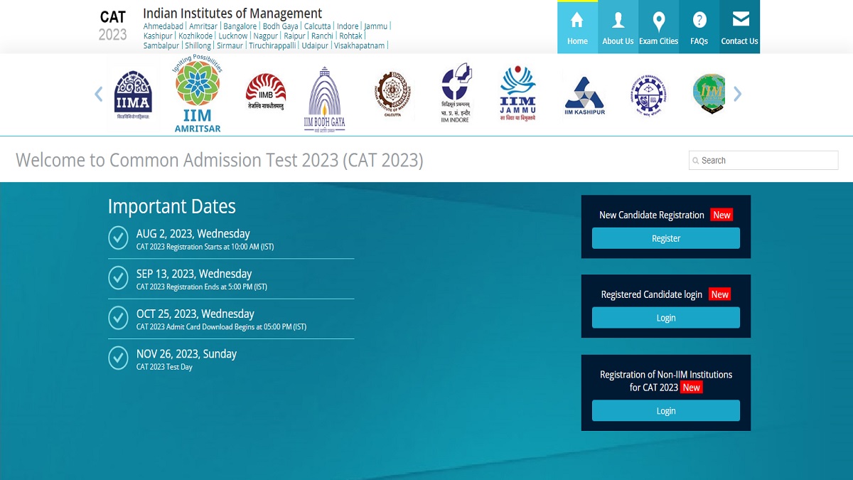 CAT 2023 Notification OUT At Iimcat Ac In Registration Begins On