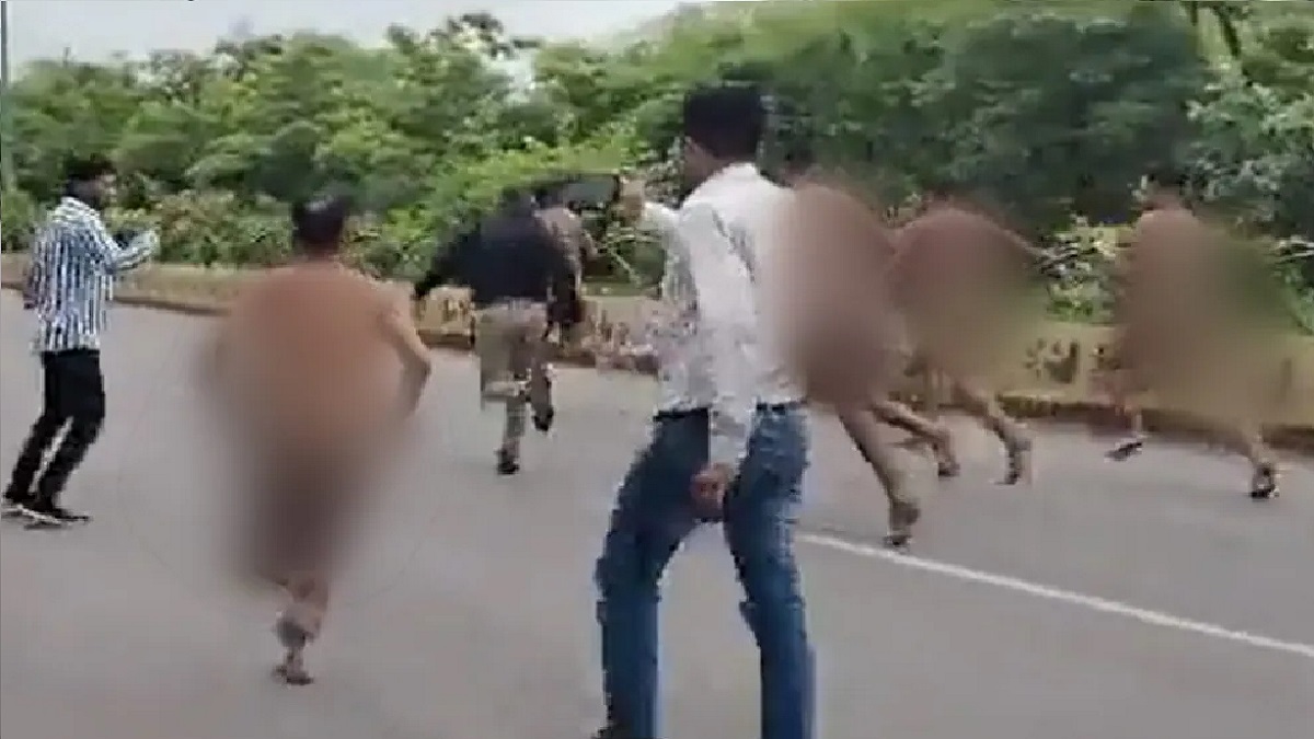 Chhattisgarh Shocking Nude Protest By Sc St Youths Over Alleged