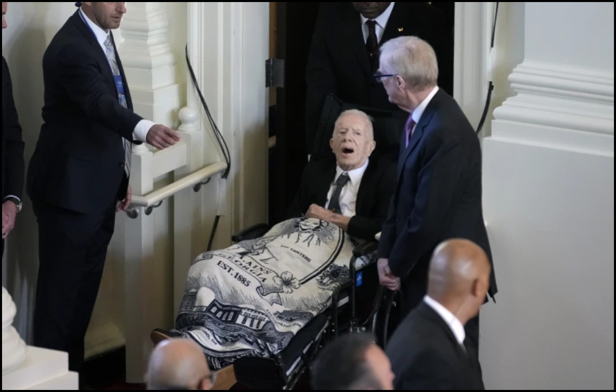Us Former President Jimmy Carter Makes Rare Appearance At Wife
