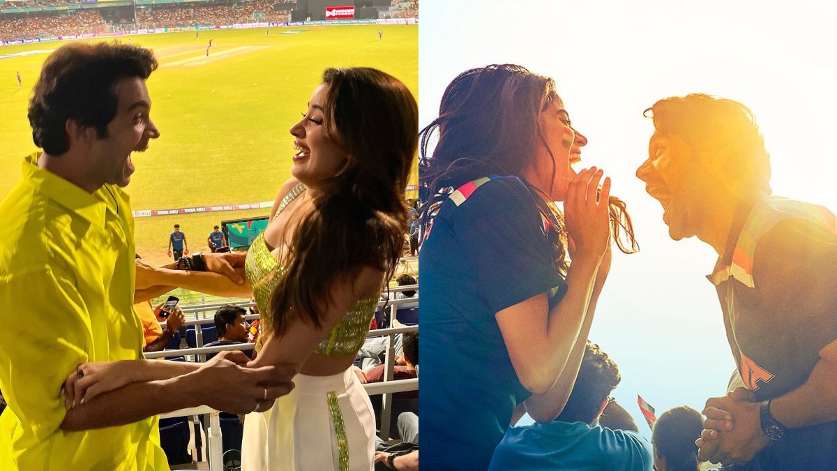 Janhvi Kapoor Rajkummar Rao Recreate Mr And Mrs Mahi S Poster Pose