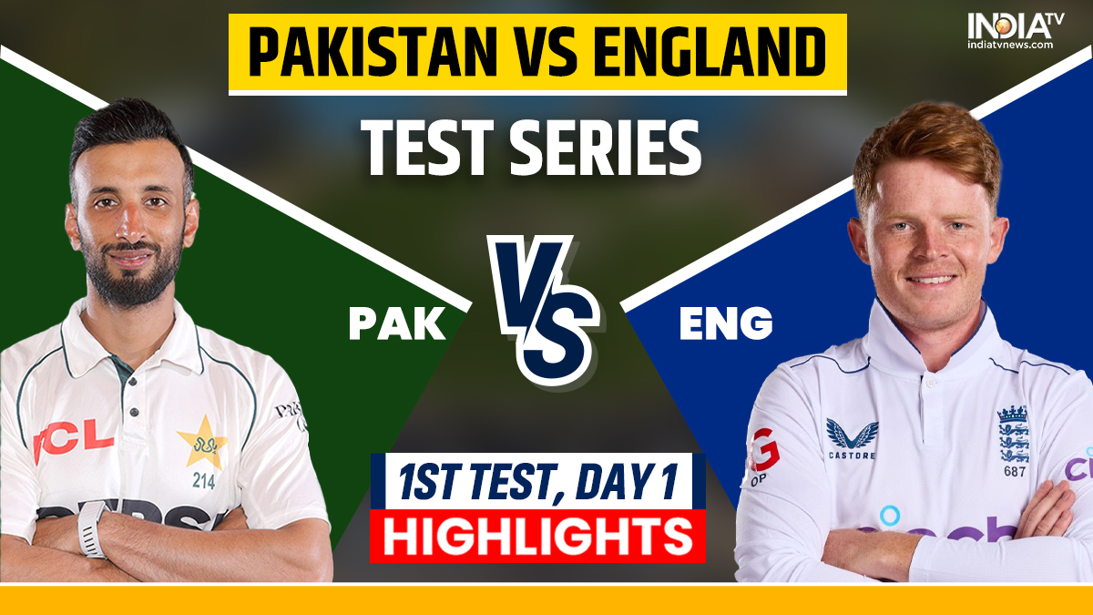 Pak Vs Eng St Test Live Cricket Score Pakistan Vs England Day