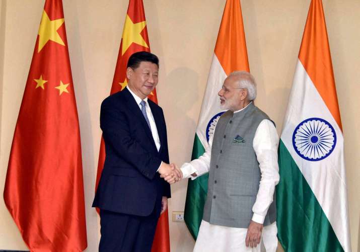 PM Narendra Modi meets Chinese President Xi Jinping in Goa