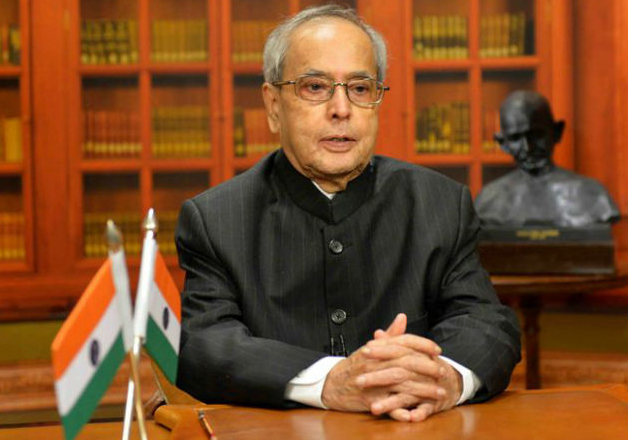 File pic of President Pranab Mukherjee