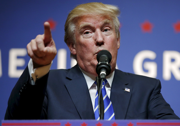 File pic of US President Donald Trump
