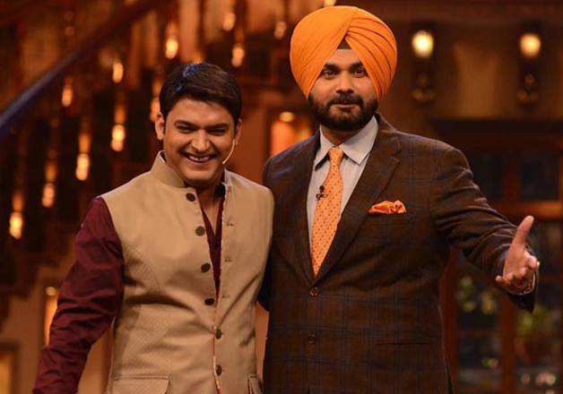 File pic Kapil Sharma and Navjot Singh Sidhu