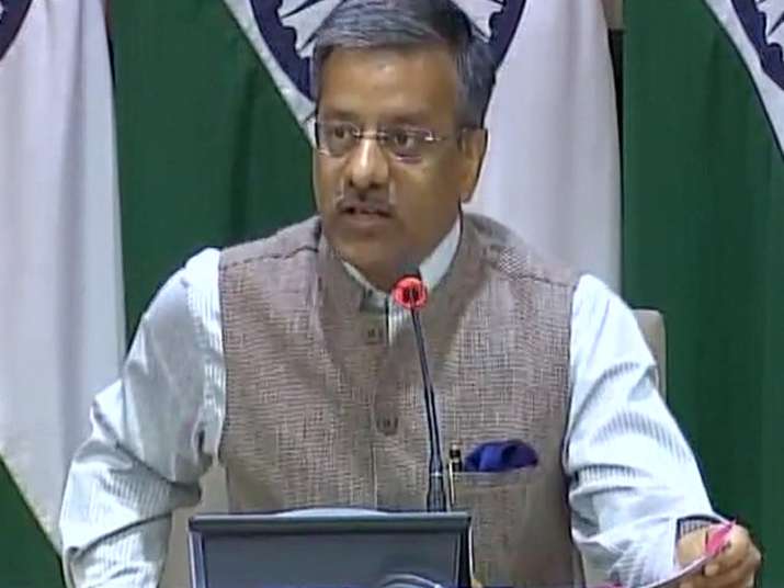 File pic of MEA spokesperson Gopal Baglay