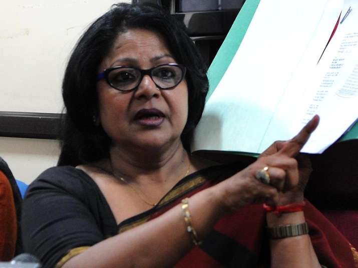 File pic of expelled Congress leader Barkha Singh