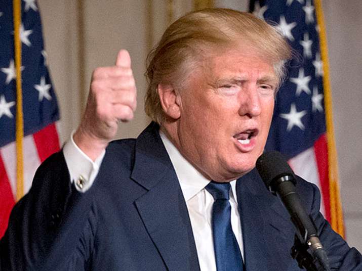 File pic of US President Donald Trump