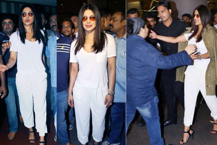 Priyanka Chopra returns to India, fans can’t get enough,