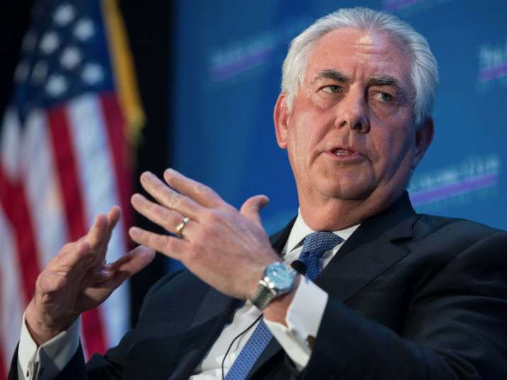 File pic of Secretary of State Rex Tillerson