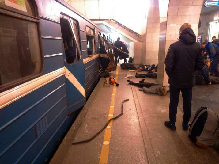 10 people have been killed in explosion at St. Petersburg