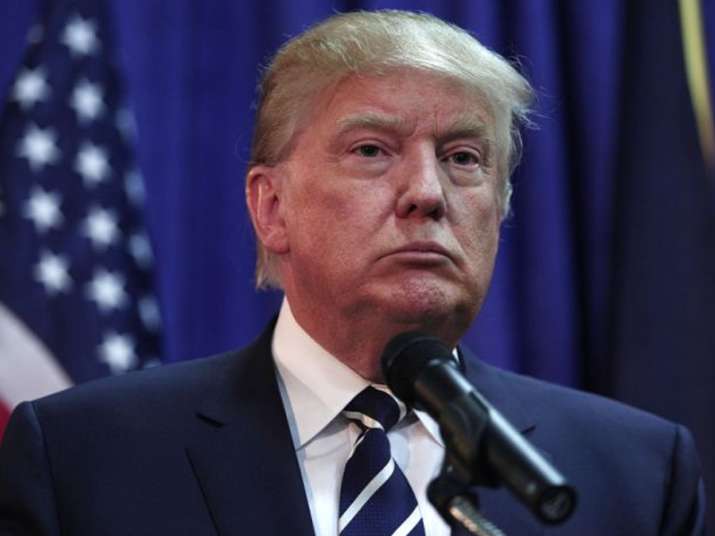 File pic of US President Donald Trump