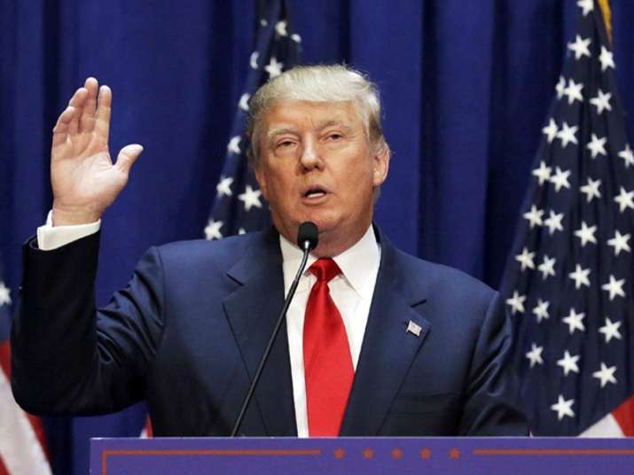 File pic of US President Donald Trump