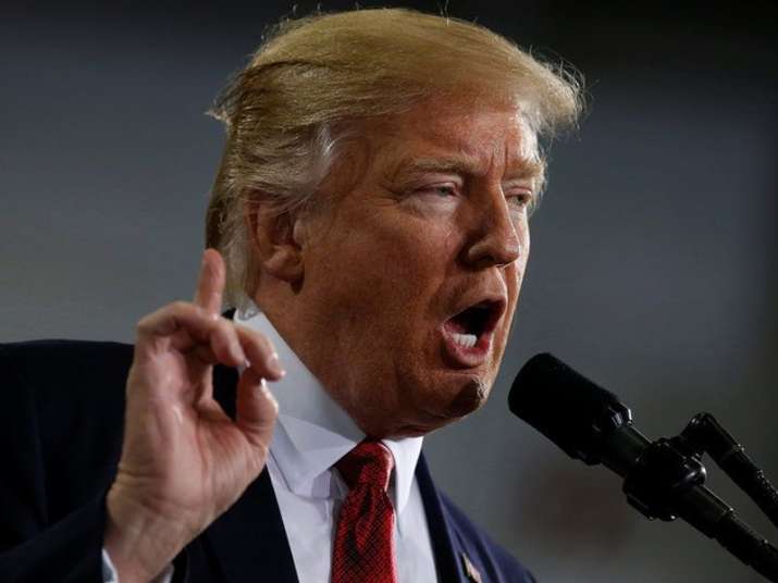 File pic of US President Donald Trump