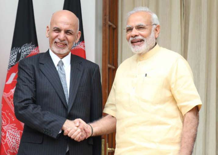 File pic - PM Narendra Modi and Afghan President Ashraf