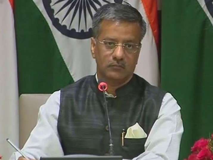 File pic of MEA spokesperson Gopal Baglay