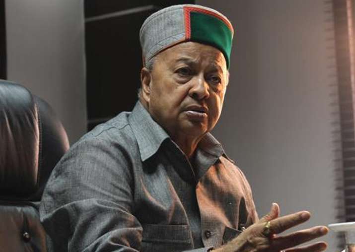 File pic of Himachal Pradesh Chief Minister Virbhadra Singh