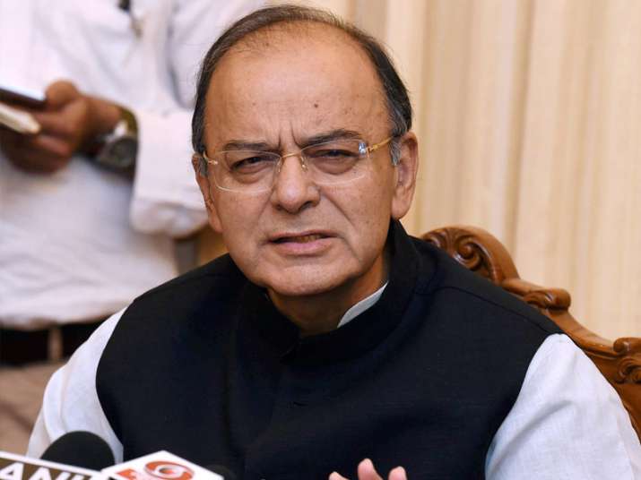 Arun Jaitley addresses media in New Delhi