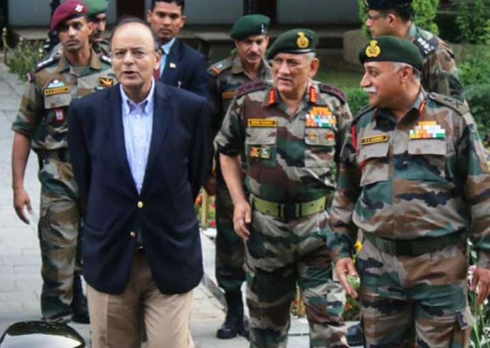 Army Chief Gen Bipin Rawat meets Jaitley, briefs him on