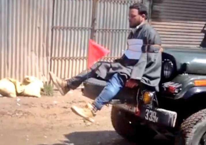 Major who tied Kashmiri man to jeep's bonnet awarded for