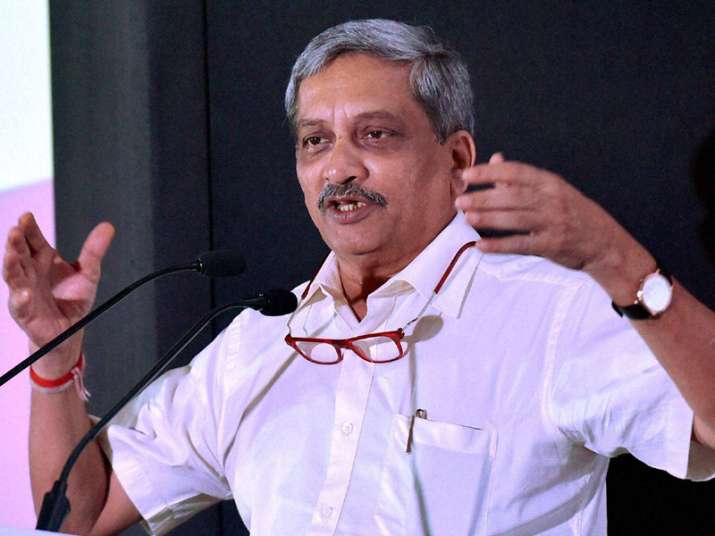 File pic of Goa Chief Minister Manohar Parrikar
