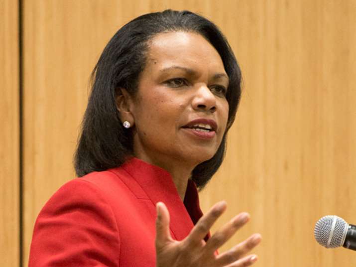 File pic of Condoleezza Rice