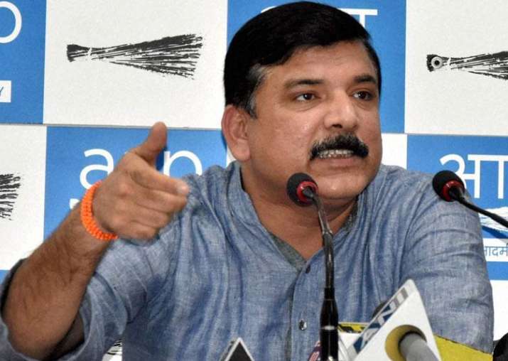 File pic of AAP leader Sanjay Singh
