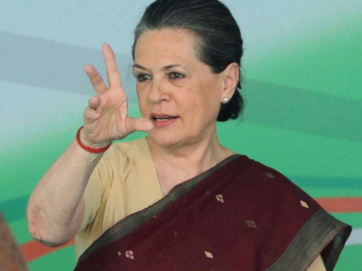 File pic of Congress president Sonia Gandhi