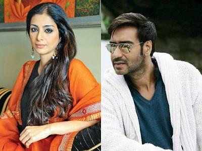 Tabu and Ajay Devgn