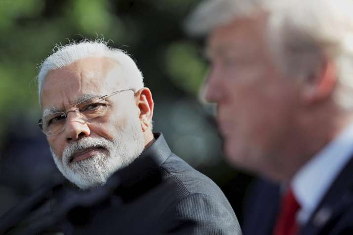 PM Narendra Modi and US President Donald Trump at a joint
