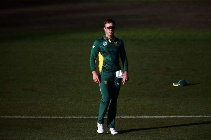 AB de Villiers of South Africa on the field