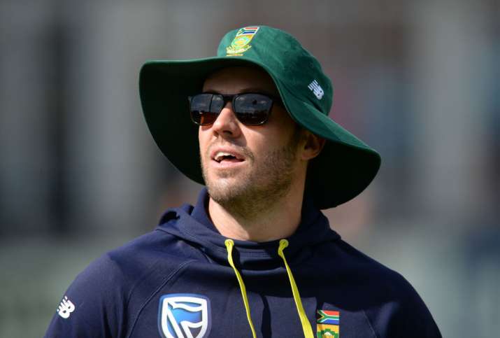 AB de Villiers of South Africa warms up before the one-day