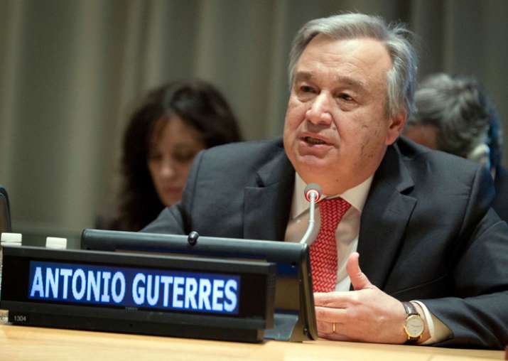 File pic of UN Secretary General Antonio Guterres