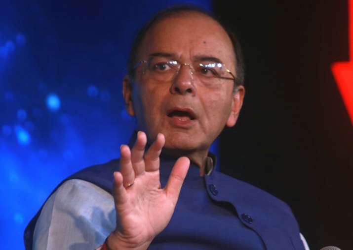 Arun Jaitley speaks at an event in New Delhi on Friday
