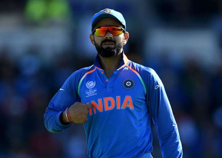 Captain Virat Kohli in action during India vs Pakistan