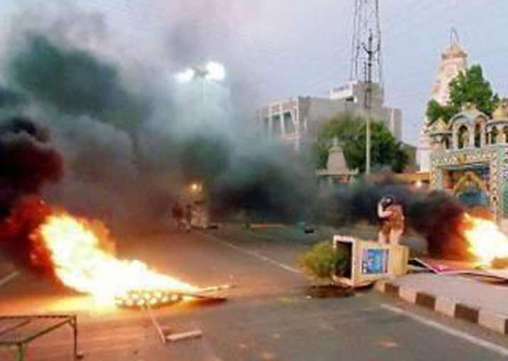 File pic - Mandsaur violence