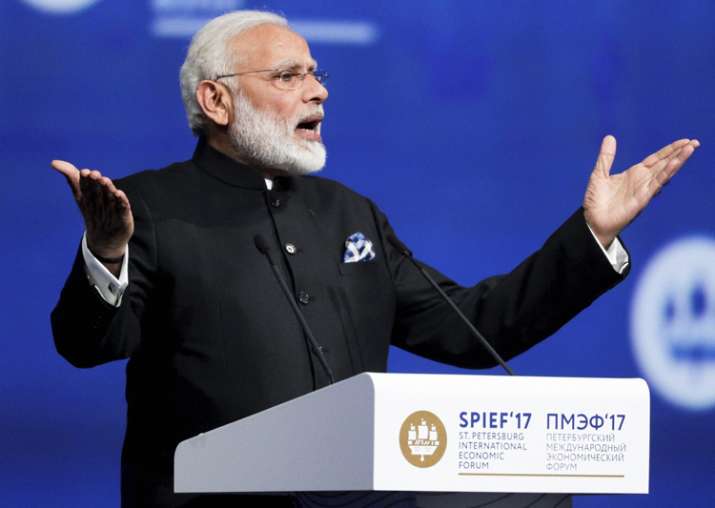 PM Modi speaks at St. Petersburg International Economic