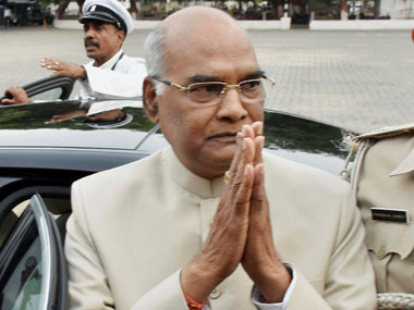 Ram Nath Kovind arrives in Chandigarh