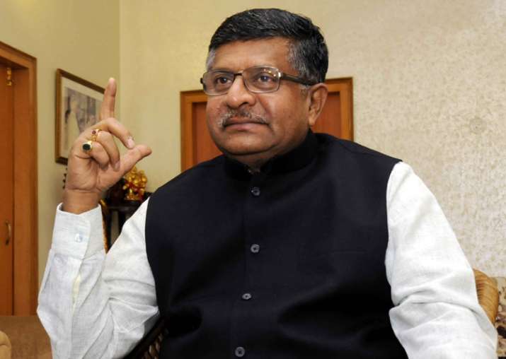 Union minister Ravi Shankar Prasad