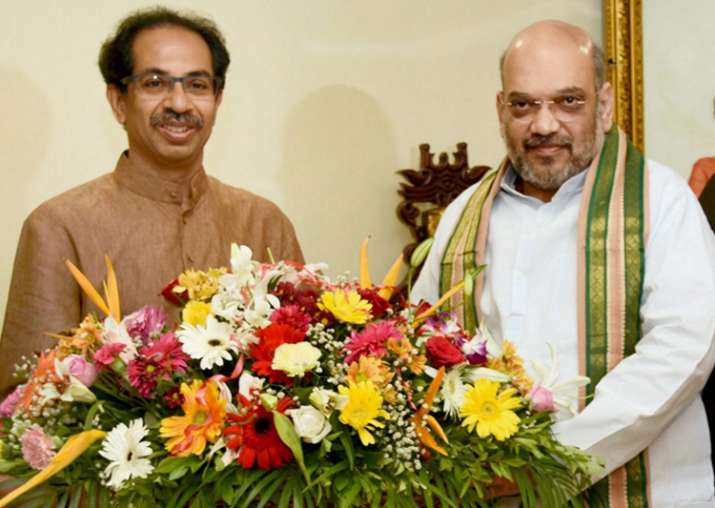 File pic - Amit Shah meets Shiv Sena supremo Uddhav