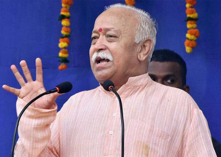 Rashtriya Swayamsevak Sangh (RSS) chief Mohan Bhagwat