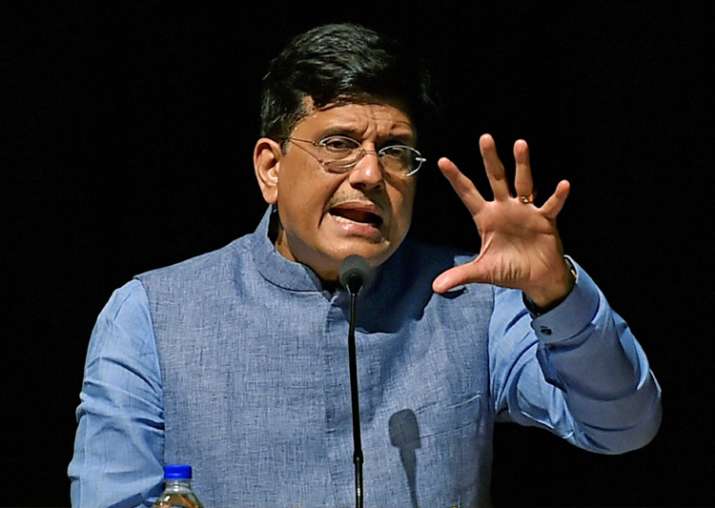 Piyush Goyal speaks at the Indian Institute of Management,