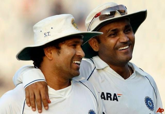 Image result for virender sehwag and sachin