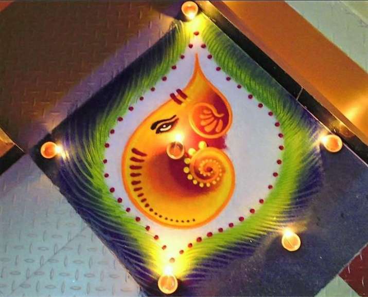 33+ Diwali Special Rangoli Easy Rangoli Designs For Diwali 2020 Gif