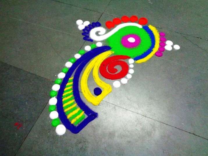 India Tv - rangoli design