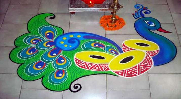 India Tv - rangoli design