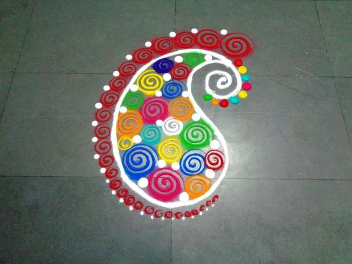 India Tv - rangoli design