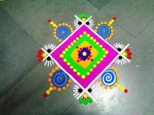 India Tv - rangoli design