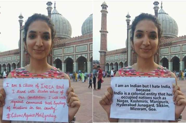 Pakistan Defence Twitter account suspended for tweeting morphed pic of DU activist