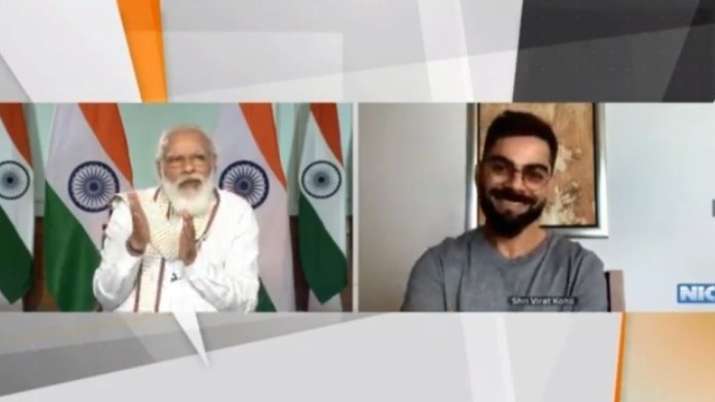 PM Modi Interacts With Virat Kohli In Fit India Dialogue Talks Yo Yo